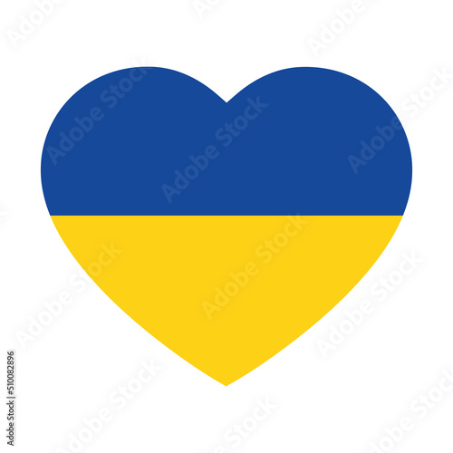 Free Download Ukraine calligraphy hand lettering with Ukrainian flag in shape of heart. Vector template for typography poster, banner, greeting card, flyer, etc. - GFXLoad