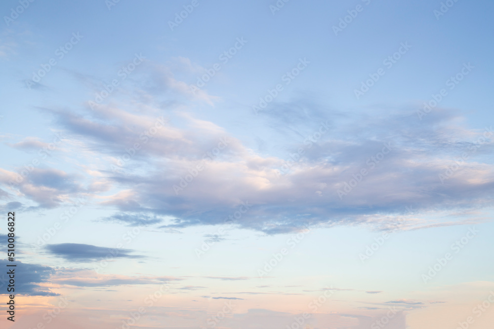 The background of a beautiful evening sky.Beautiful evening landscape. The background of a beautiful evening sky.Beautiful evening landscape.