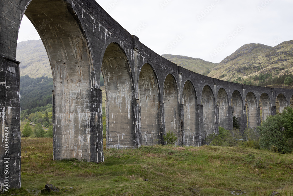 Glenfinnan Viaduct in the Highlands of Scotland