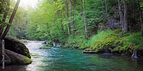 Fluss im Mangfalltal