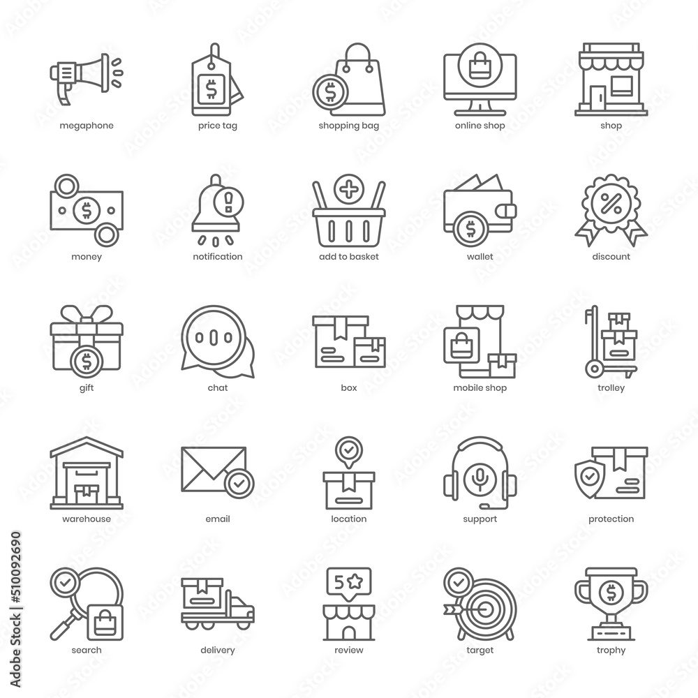 Marketplace icon pack for your website design, logo, app, UI. Marketplace icon outline design. Vector graphics illustration and editable stroke. Marketplace icon pack for your website design, logo, app, UI. Marketplace icon outline design. Vector graphics illustration and editable stroke.