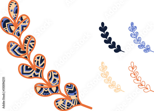 Design -mandala consists of 4 layers. Great for laser cutting machines. Cut each layer and glue together with glue. . You can change the color and size of the design.
