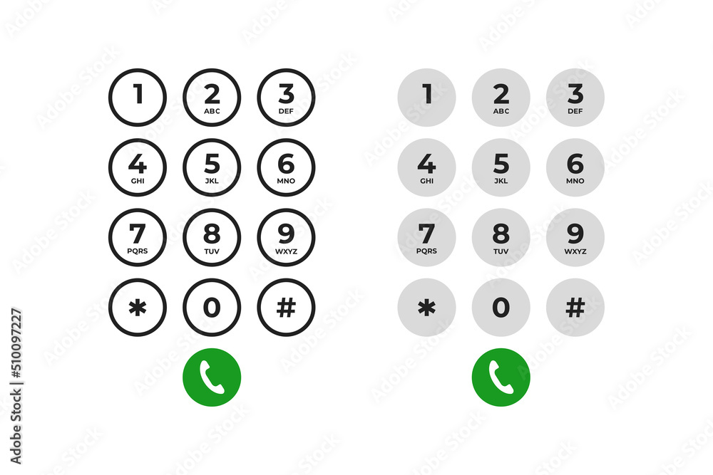 Dialing a number. Smartphone dial keypad with numbers and letters.Keypad with numbers for phone. Vector illustation . cellphones digital dialing .10 eps Dialing a number. Smartphone dial keypad with numbers and letters.Keypad with numbers for phone. Vector illustation . cellphones digital dialing .10 eps