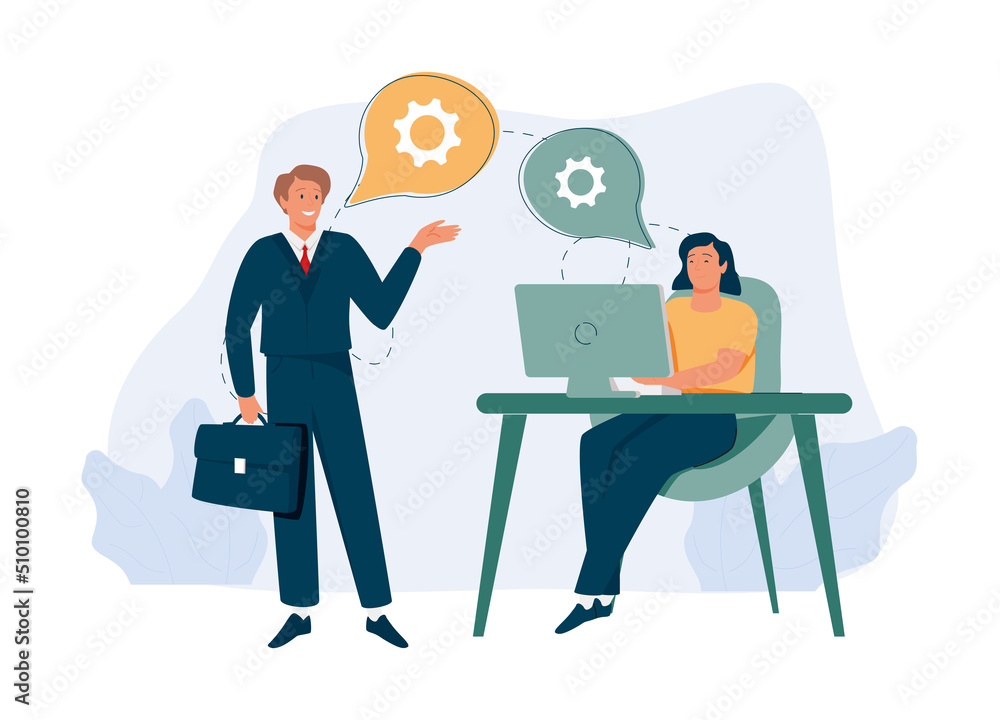 Human resources agency isolated cartoon vector illustration. Talent search, select candidates. Human resources agency isolated cartoon vector illustration. Talent search, select candidates.