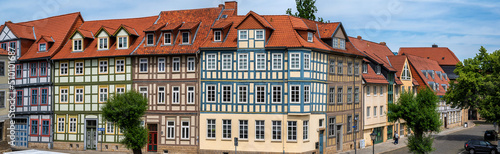 Wunderschöne Fachwerkhäuser in der Altstadt von Halberstadt im Harz