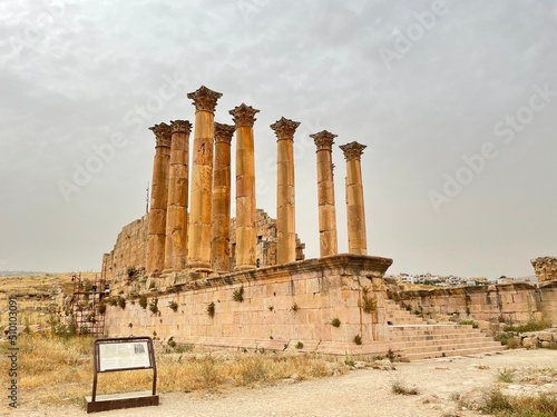 Temple of Artemis, Goddess of Hunt, Jordan. High quality photo