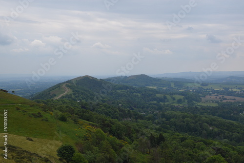 a view of the Malvern hills near Worcestershire beacon © JoeE Jackson