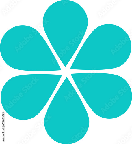 Abstract Geometric Flower Decorative Pattern