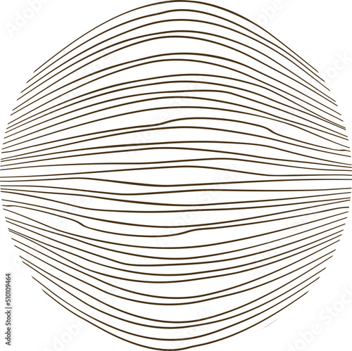 Trendy design elements  . Contemporary abstract vector striped geometric background pattern .Hand drawn wavy lines round shapes .