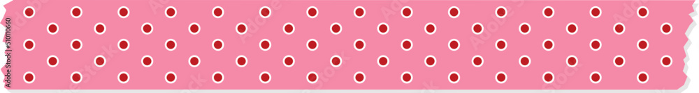 Pink Tape Dots Illustration Pink Tape Dots Illustration