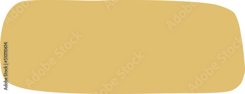 Yellow Horizontal Rectangle Element