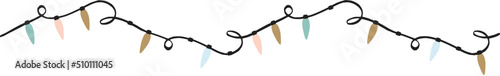 Little Light Bulbs Garland Frame