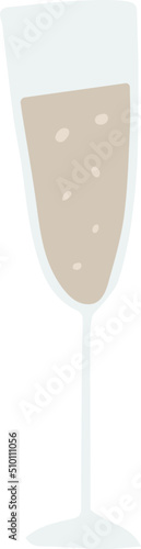 Wine Glass Drink Illustration