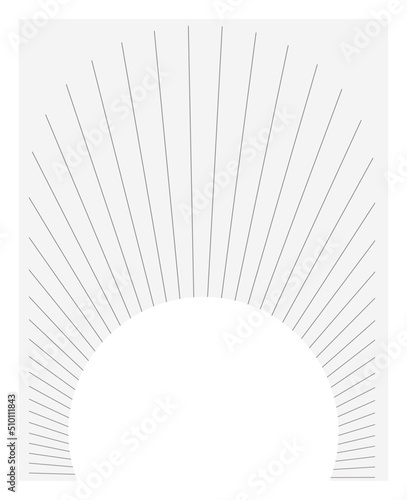 Modern template with photo frame 