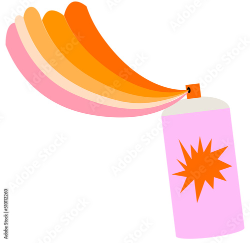 Spray can illustration