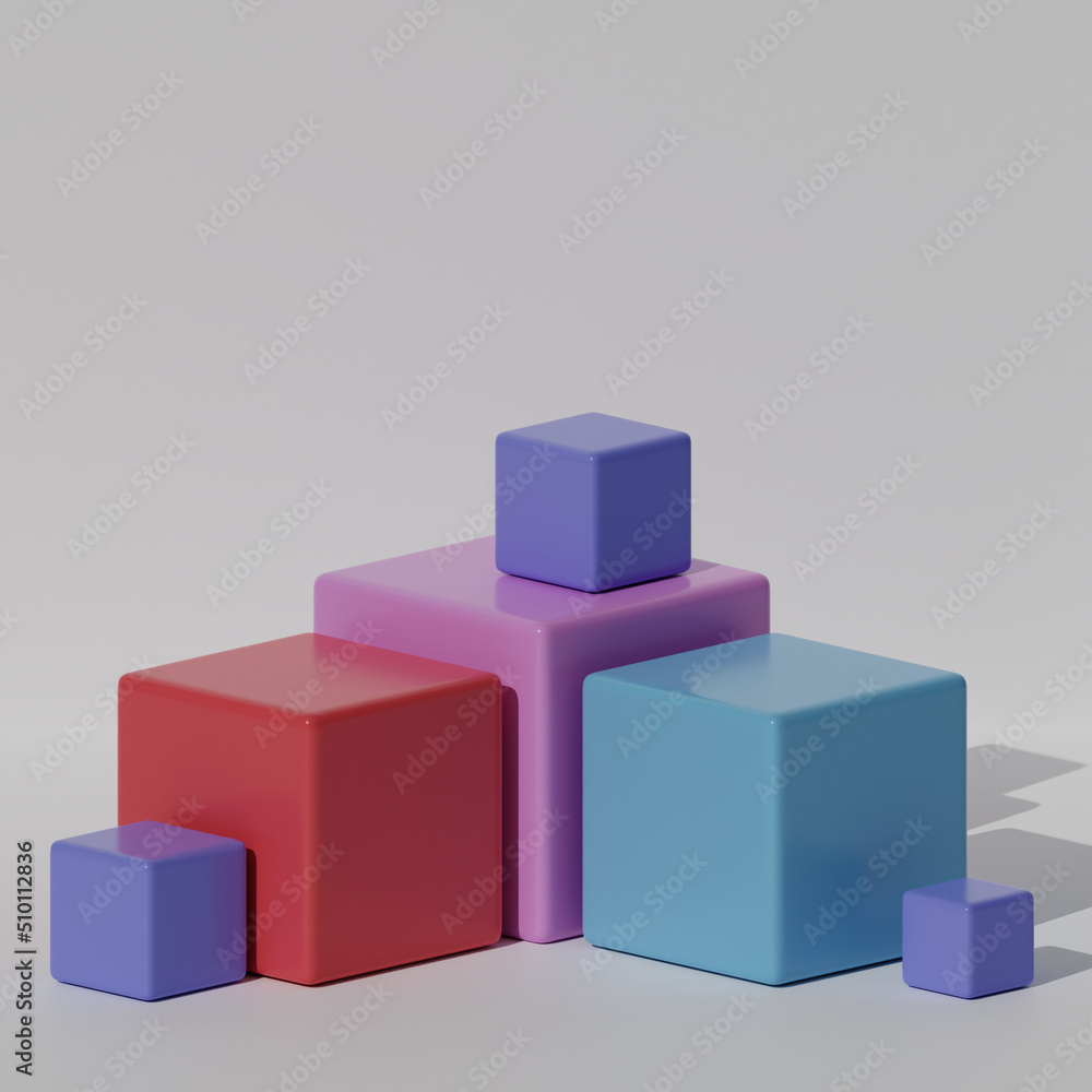 Obraz premium Premium Product Photography Backdrop Platform 3d rendering