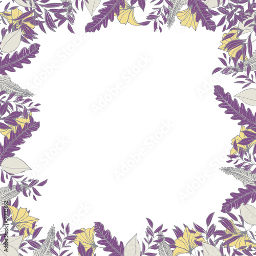 Frame purple flower sorry we are closed