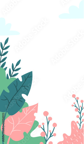 Abstract nature frame