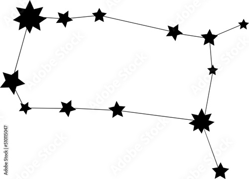 Gemini zodiac constellation