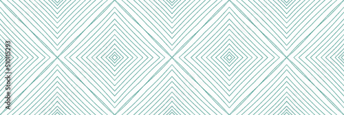 Textured stripes seamless border. Turquoise