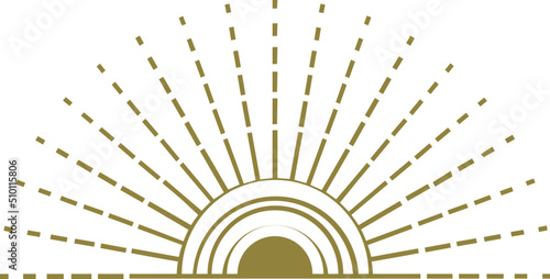 Sunset emblem