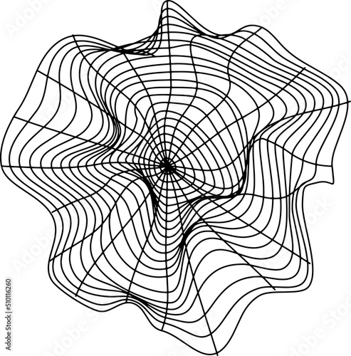 Abstract Wireframe Elements