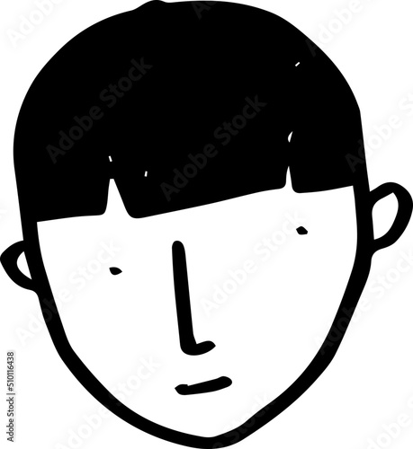 Cute People Head Illustrations