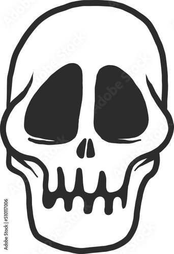 Skull Head Tattoo Illustrations