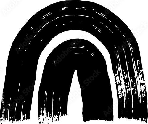 Rake Grit Ink Stroke Brushes