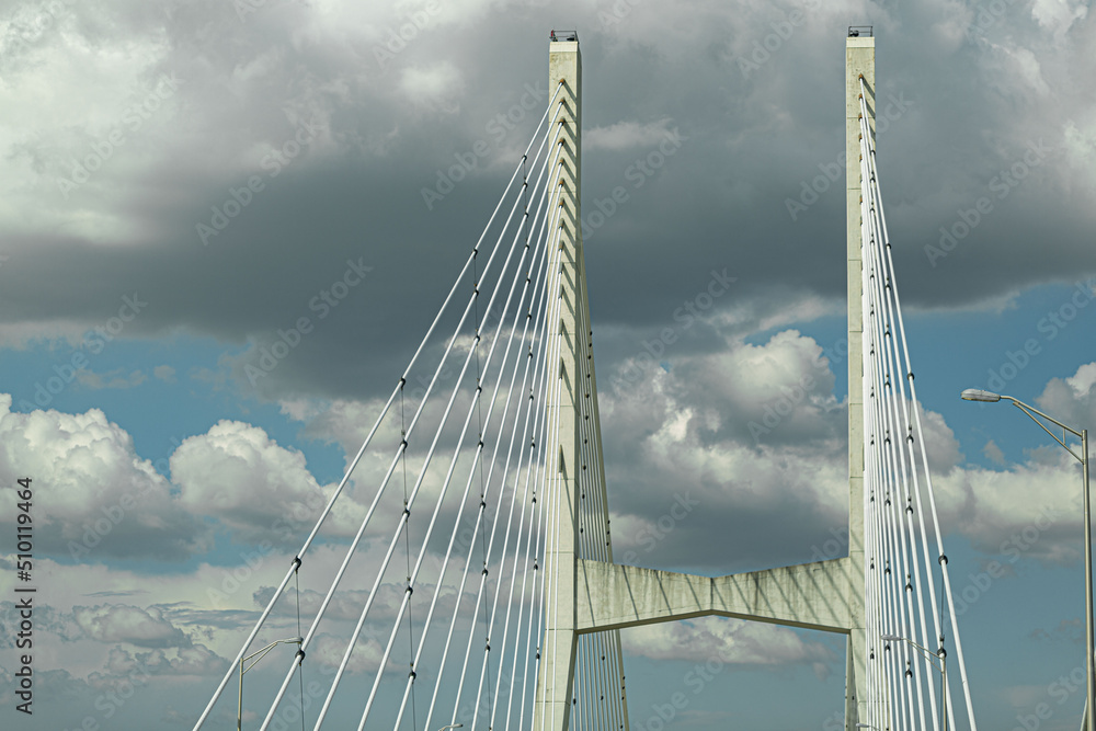 Fototapeta premium bridge over sky