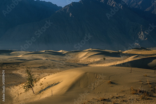 Katpana Desert, Skardu at sunrise photo