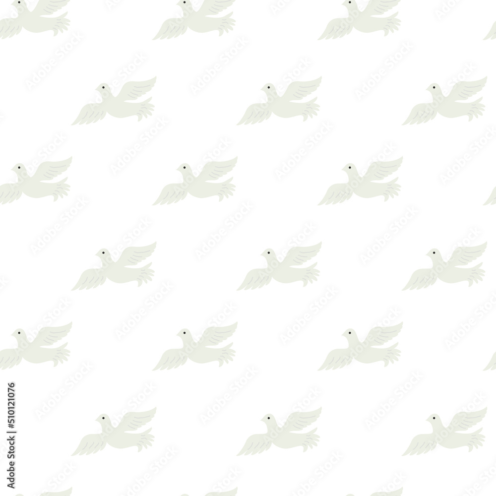 Flying pigen seamless pattern Flying pigen seamless pattern