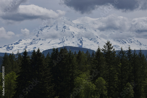 clouds over the mountains