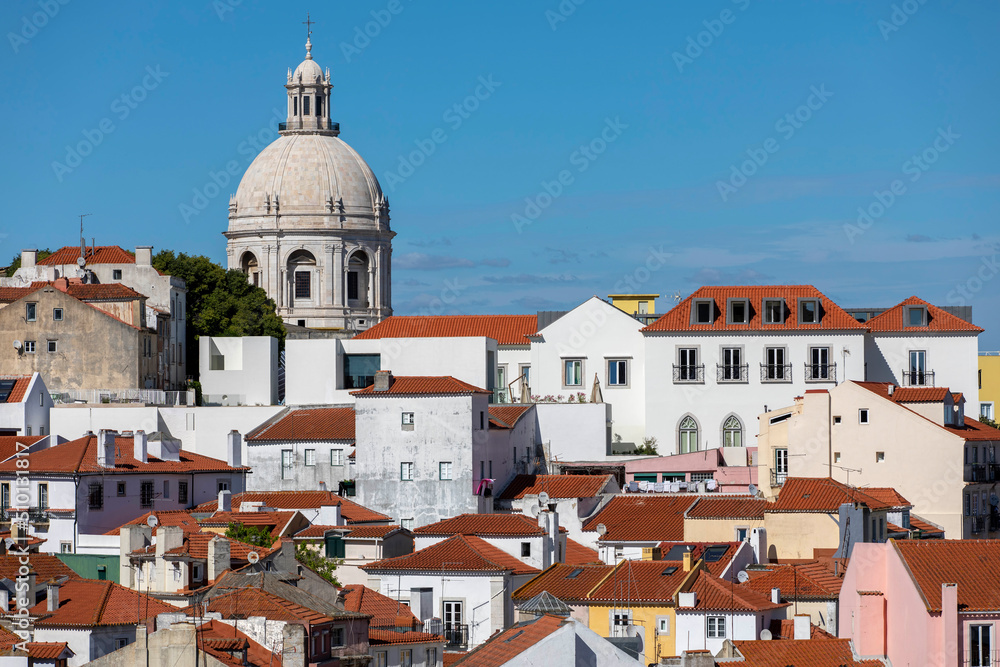 View of the city of Lisbon, Portugal