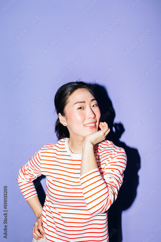 Asian Woman Posing in Studio Asian Woman Posing in Studio