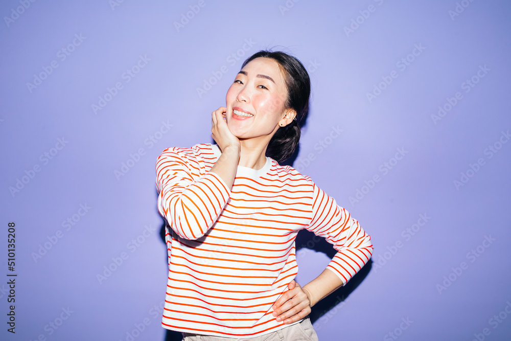 Asian Woman Posing in Studio Asian Woman Posing in Studio