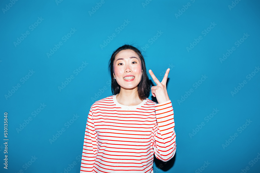 Asian Woman Posing in Studio Asian Woman Posing in Studio