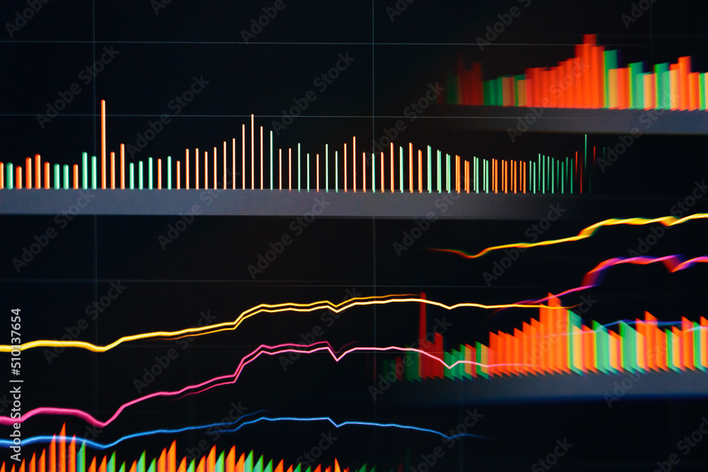 stock market trend chart Stock Photo | Adobe Stock