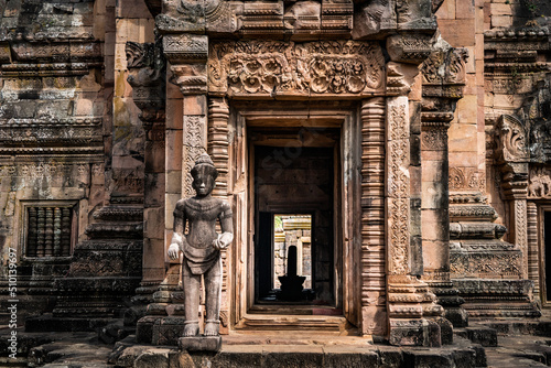 Ancient temple ruins in Thailand photo