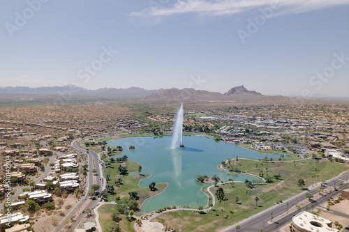 The World Famous Fountain in Fountain Hills, Arizona
