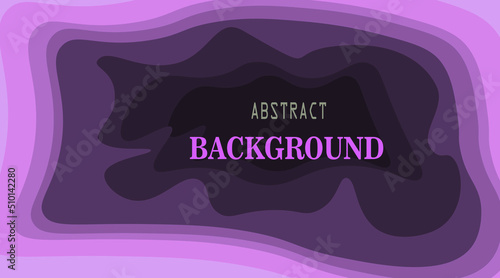 Purple curve line layer background.