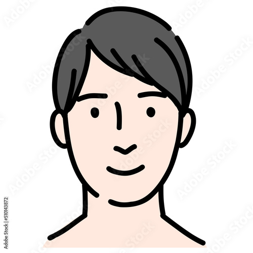 若い女性の首上
