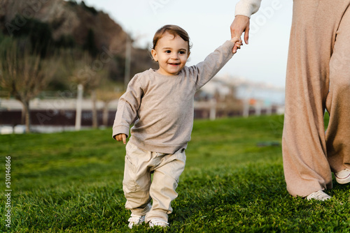 Mom And Her Young Son photo