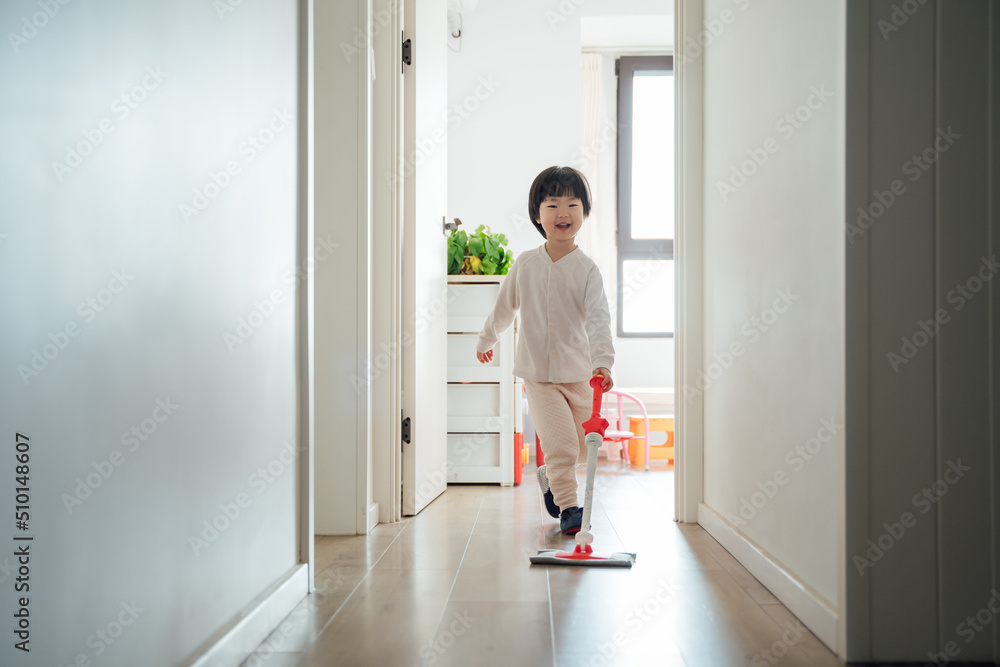 Little Asian girl at home Little Asian girl at home