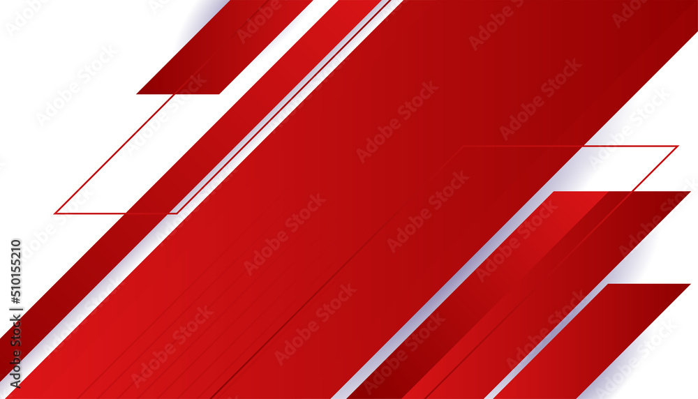 Colorful red presentation templates elements. Vector infographics. Use