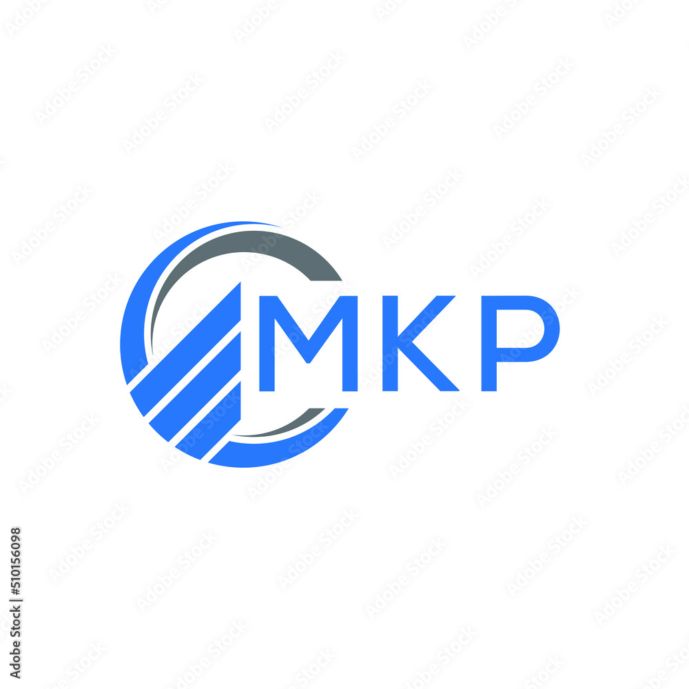 MKP Flat accounting logo design on white background. MKP creative initials Growth graph letter logo concept. MKP business finance logo design. MKP Flat accounting logo design on white background. MKP creative initials Growth graph letter logo concept. MKP business finance logo design.