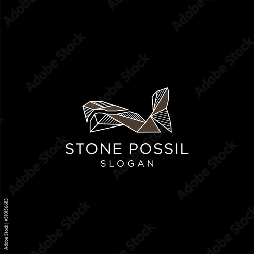 Stones possil logo icon design vector 
