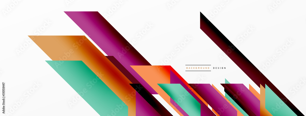 Dynamic lines background. Wallpaper for concept of AI technology, blockchain, communication, 5G, science, business and technology