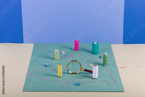 Sewing kit from above photo