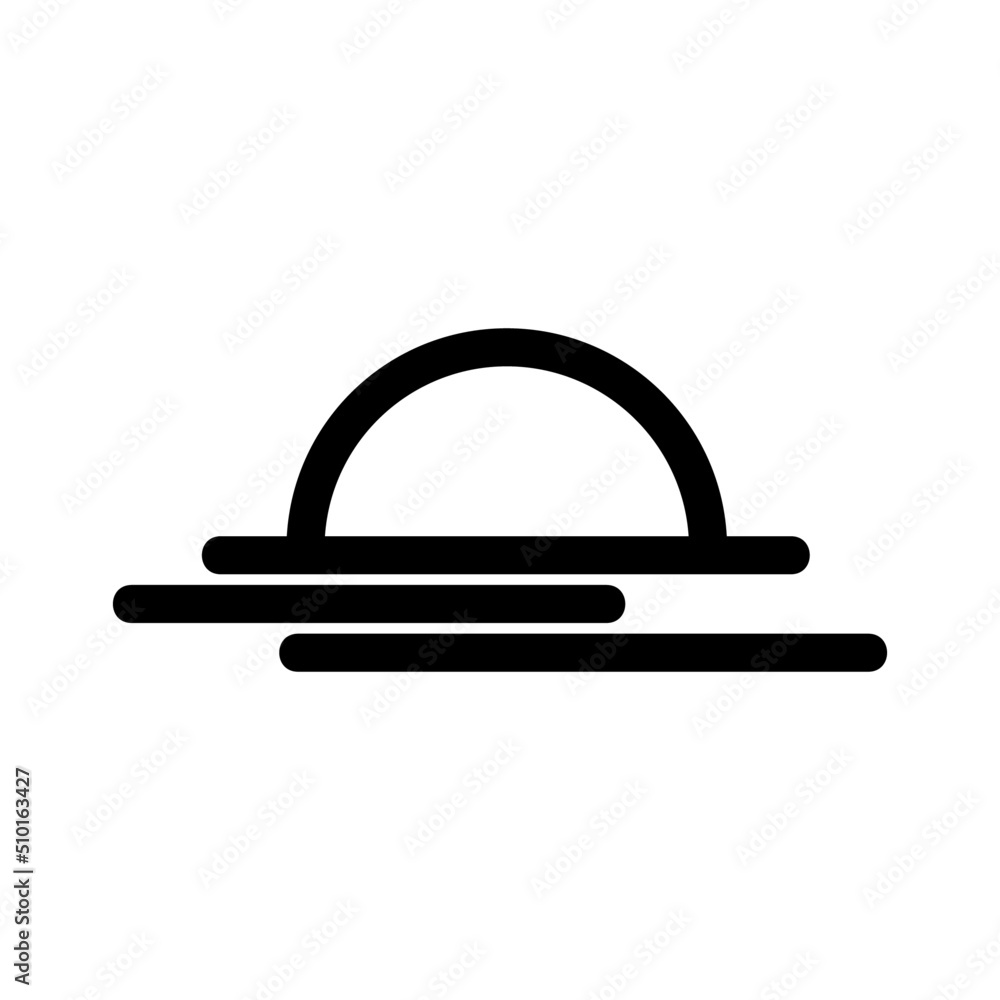 dawn icon or logo isolated sign symbol vector illustration - high quality black style vector icons
